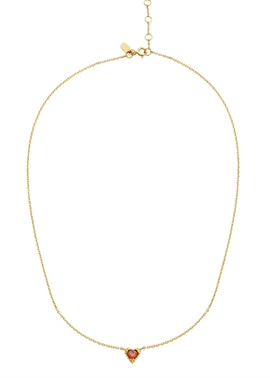 Leoni necklace Forgyldt Maanesten